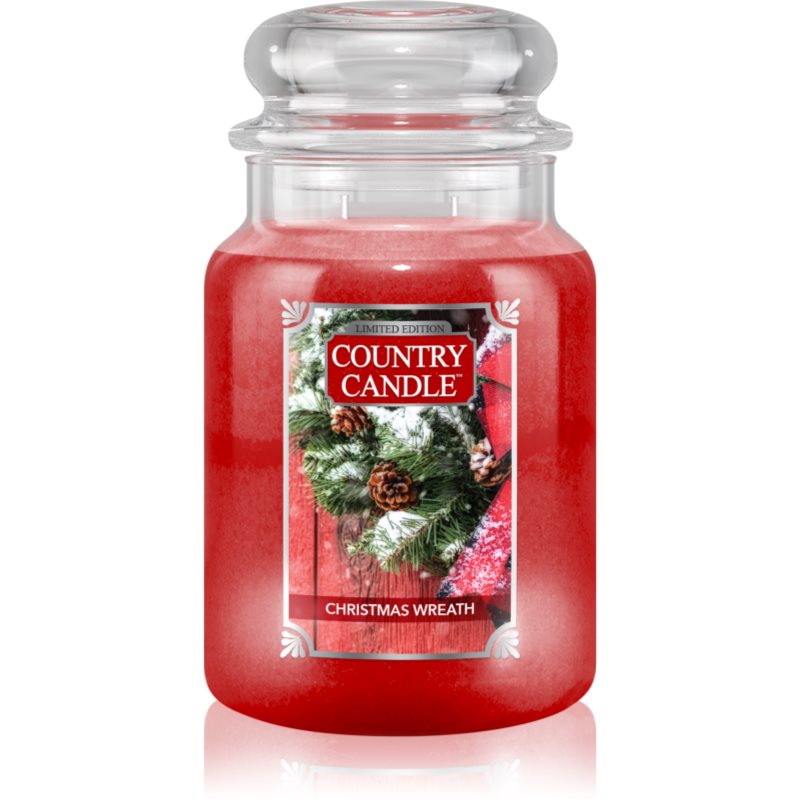 Country Candle Christmas Wreath ароматна свещ 737 гр.