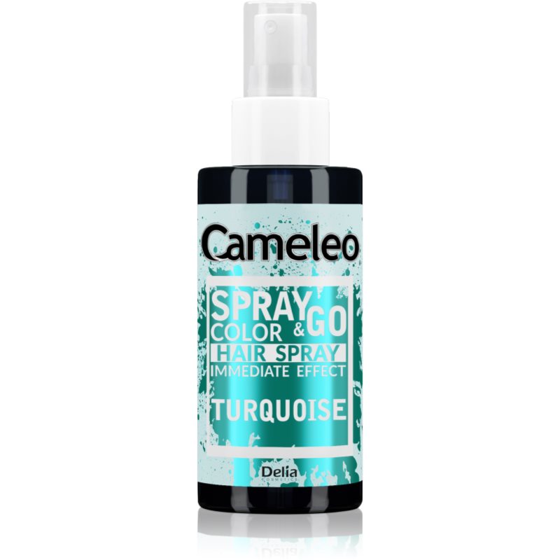 Delia Cosmetics Cameleo Spray & Go тониращ спрей за коса цвят Turquoise 150 мл.