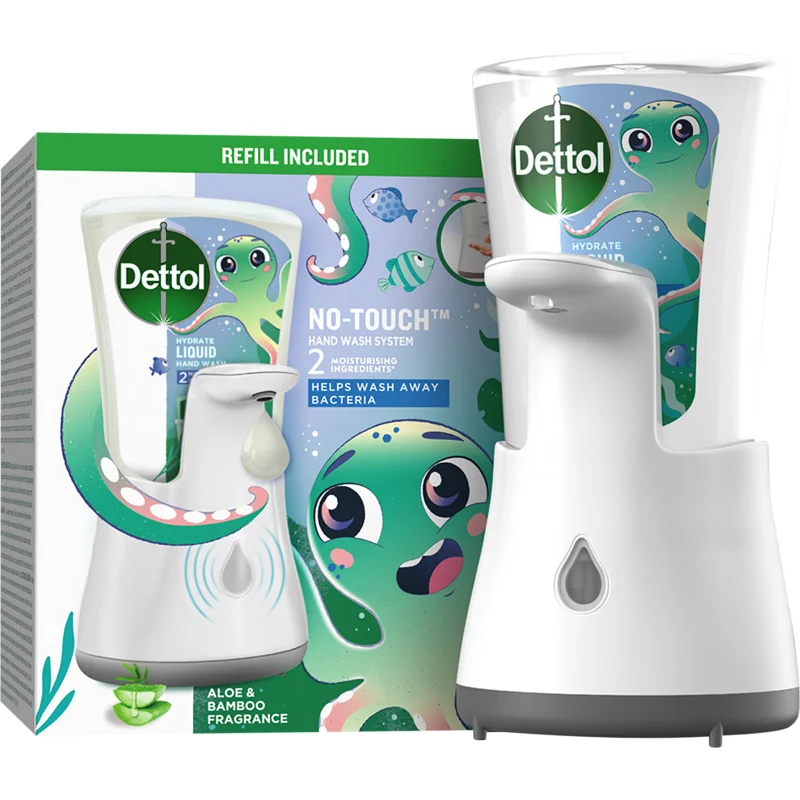 Dettol Kids No-Touch безконтактен дозатор за сапун 250 мл. на ниска цена