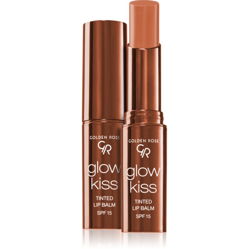 Golden Rose Glow Kiss тониращ балсам за устни SPF 15 цвят 06 Choco Cake 3 гр.