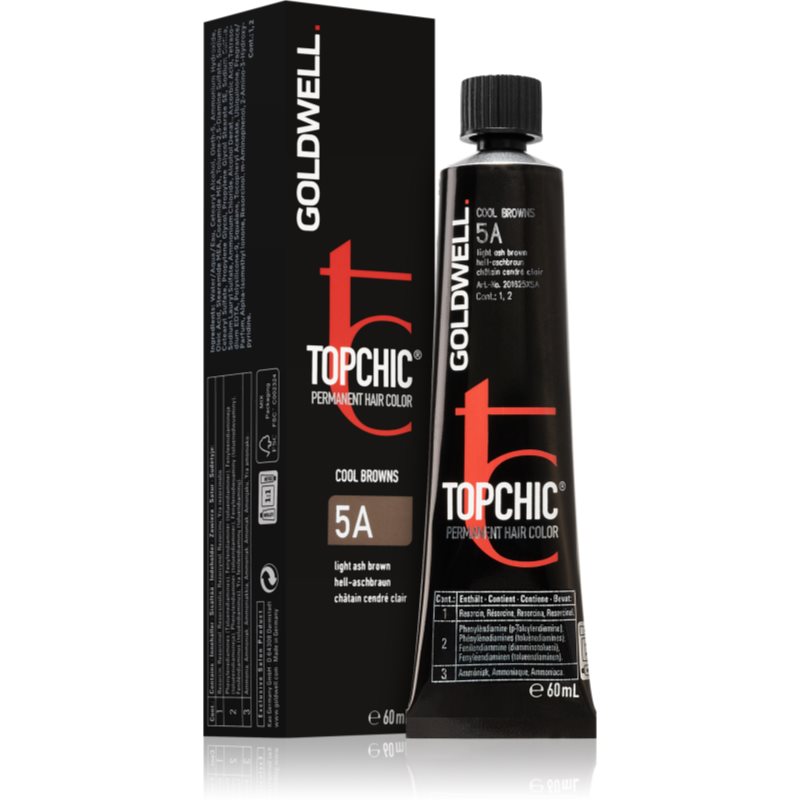 Goldwell Topchic Permanent Hair Color боя за коса цвят 5A 60 мл.