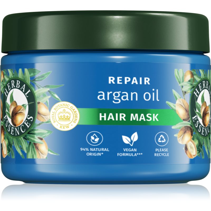 Herbal Essences Argan Oil Repair интензивна подхранваща маска За коса 300 мл.