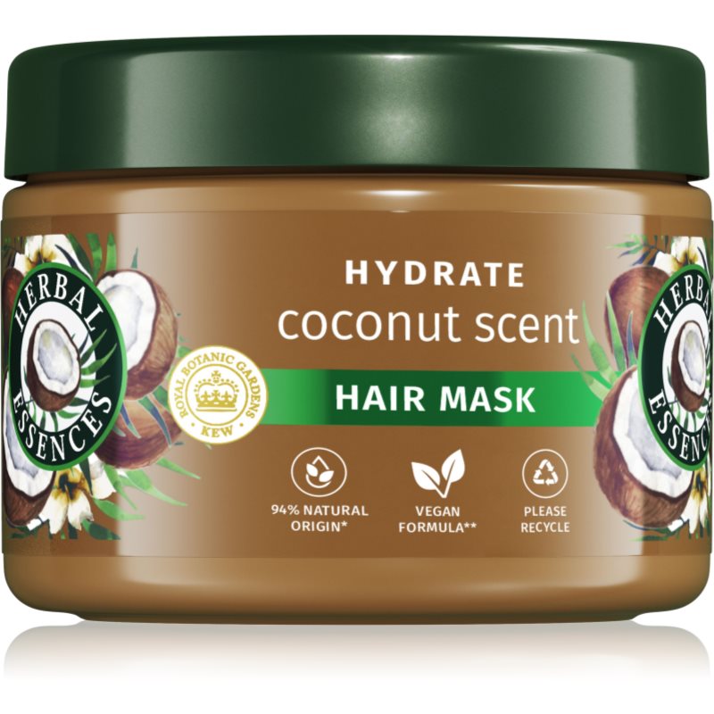 Herbal Essences Coconut Scent Hydrate маска за коса за подхранване и хидратация 300 мл.