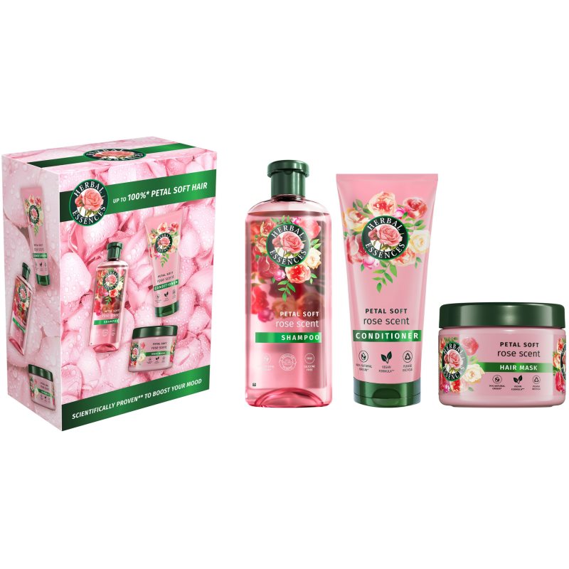 Herbal Essences Rose Scent Petal Soft подаръчен комплект за жени на ниска цена