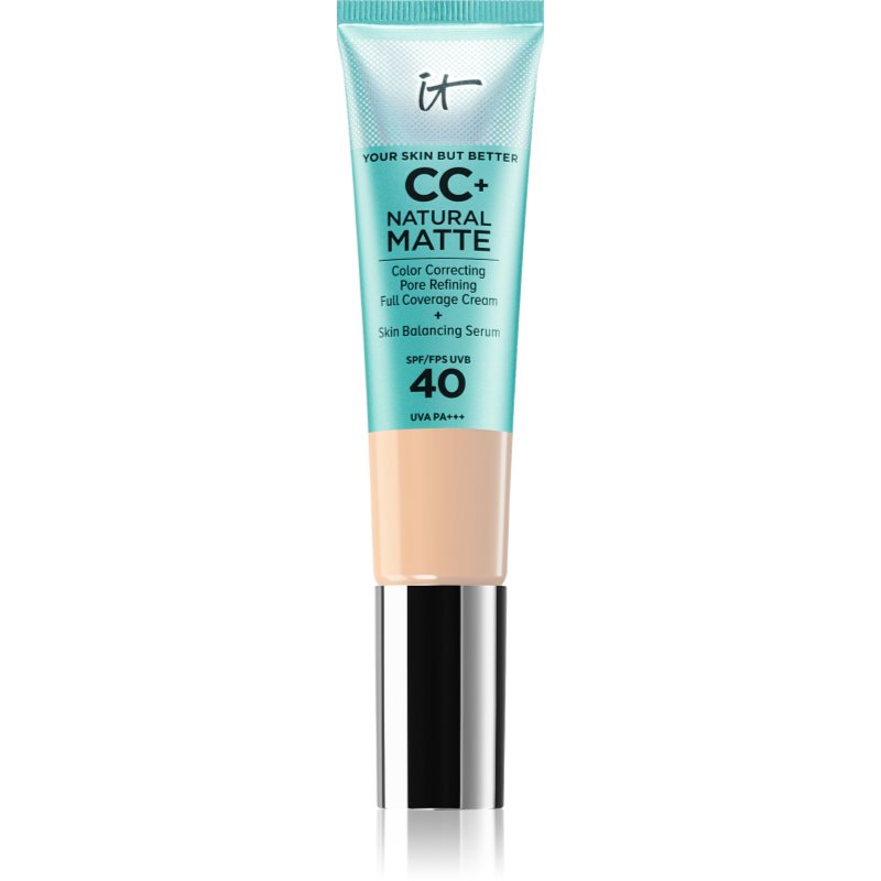 IT Cosmetics Your Skin But Better CC+ Cream Natural Matte матиращ фон дьо тен SPF 40 за жени Fair 32 мл.