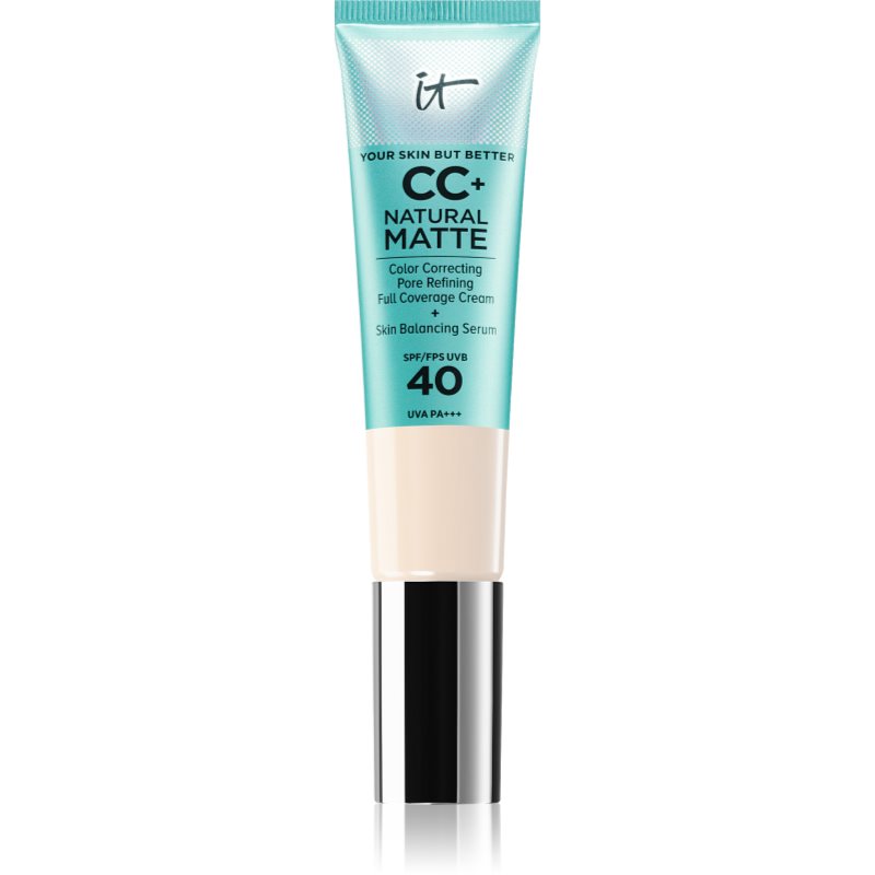 IT Cosmetics Your Skin But Better CC+ Cream Natural Matte матиращ фон дьо тен SPF 40 за жени Fair Ivory 32 мл.