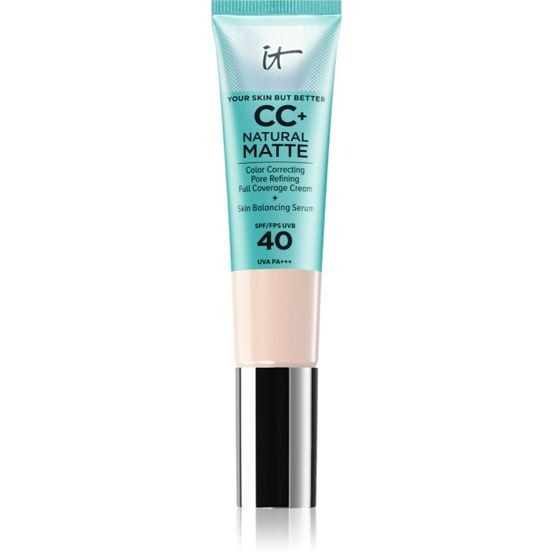 IT Cosmetics Your Skin But Better CC+ Cream Natural Matte матиращ фон дьо тен SPF 40 за жени Fair Porcelain 32 мл.