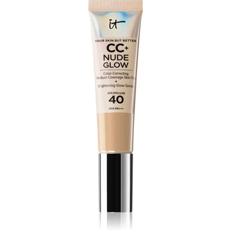 IT Cosmetics Your Skin But Better CC + Nude Glow фон дьо тен за озаряване на кожата SPF 40 цвят Medium 32 мл. на ниска цена