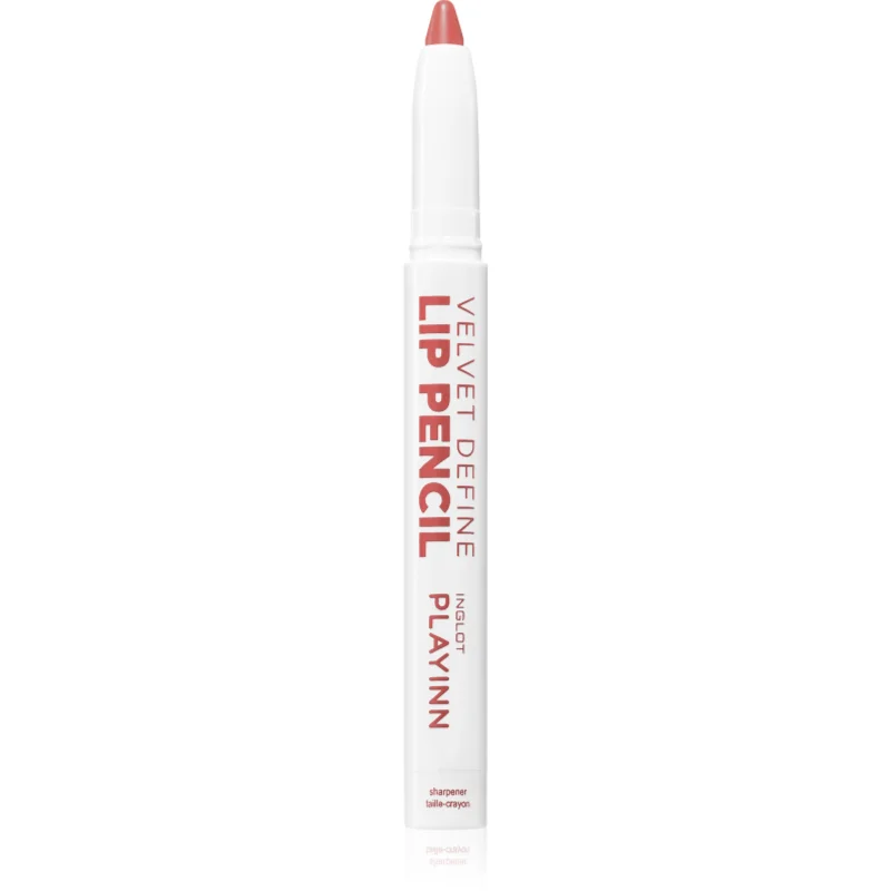 Inglot PlayInn Velvet Define Lip Pencil интензивен молив за устни цвят BLUSHING ESPRESSO 64 1