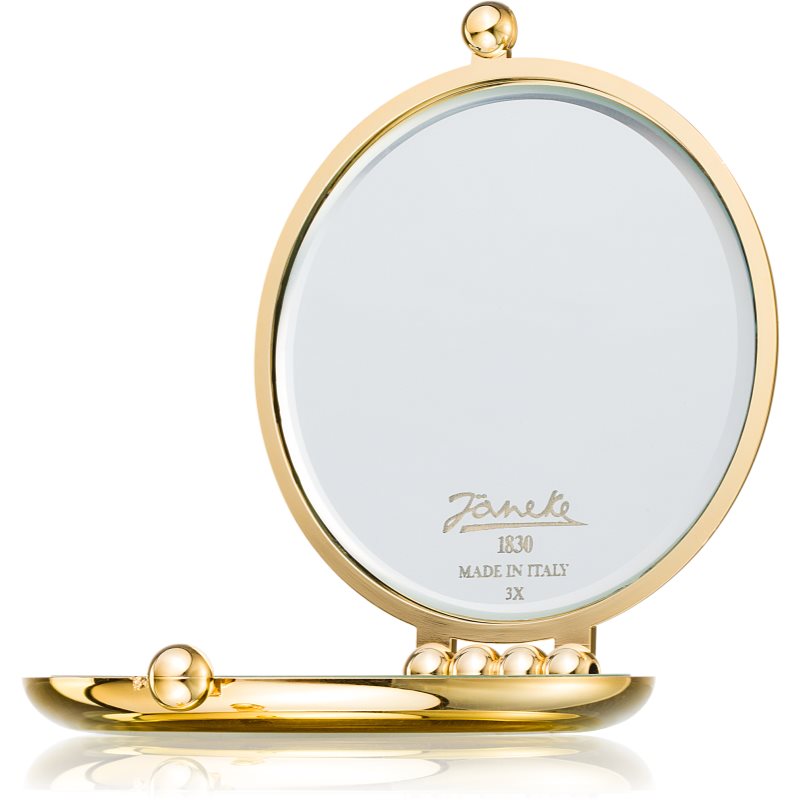 Janeke Gold Line Golden Double Mirror козметично огледалце Ø 65 mm 1 бр.