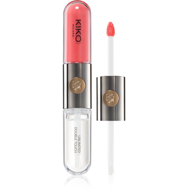 KIKO Milano Unlimited Double Touch дълготрайно течно червило цвят 113 Satin Coral 6 мл.