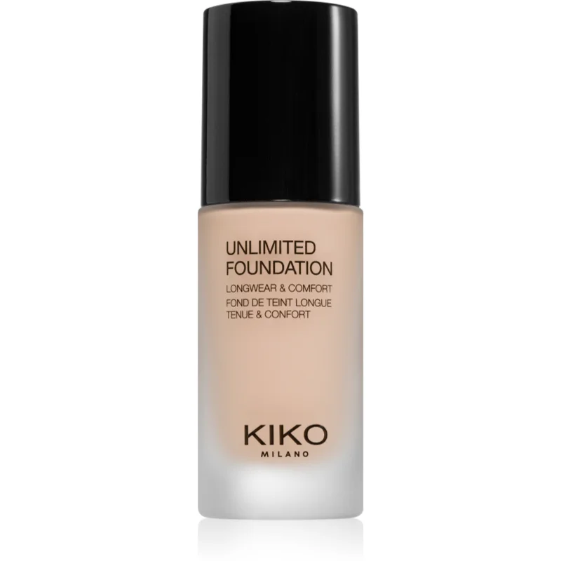 KIKO Milano Unlimited Foundation дълготраен течен фон дьо тен с матиращ ефект цвят 02 Rose 30 мл.