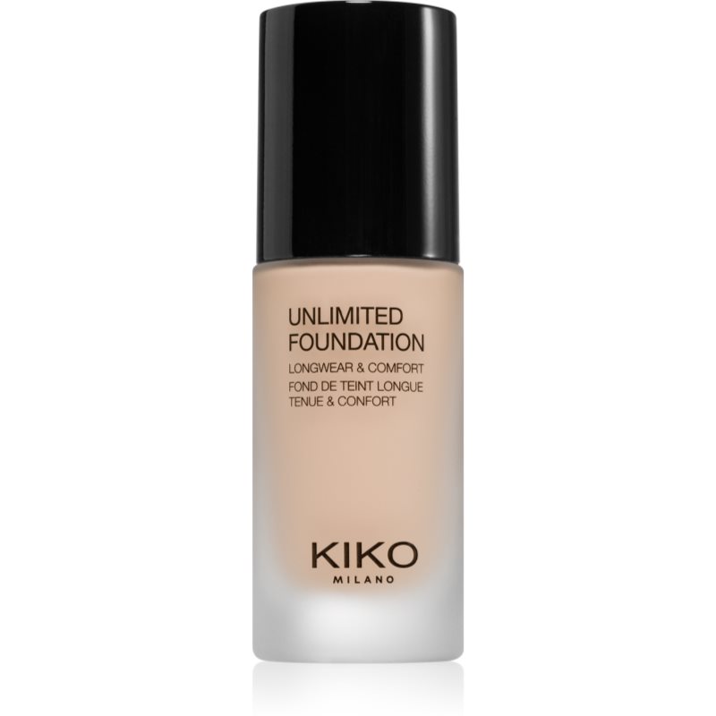 KIKO Milano Unlimited Foundation дълготраен течен фон дьо тен с матиращ ефект цвят 1.5 Neutral 30 мл.