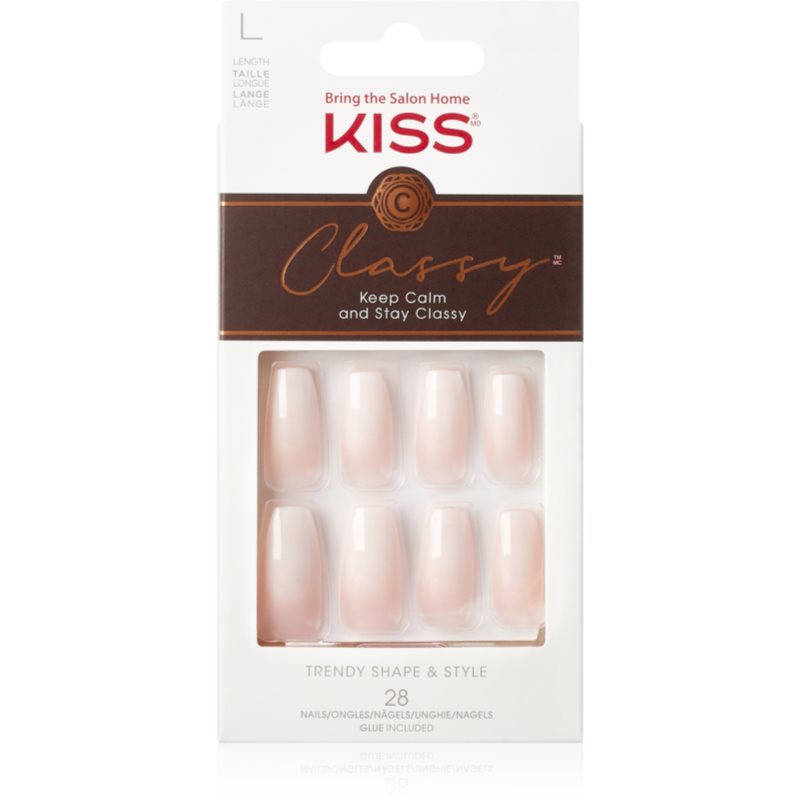 KISS Classy Nails Be-you-tiful Изкуствени нокти Long 28 бр.