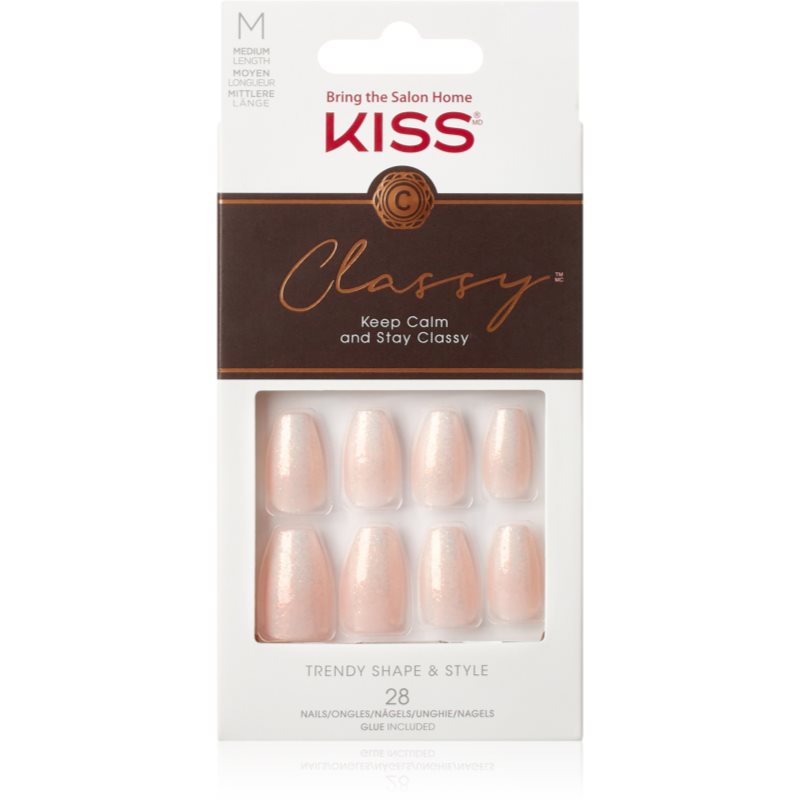 KISS Classy Nails Cozy Meets Cute Изкуствени нокти медиум 28 бр.