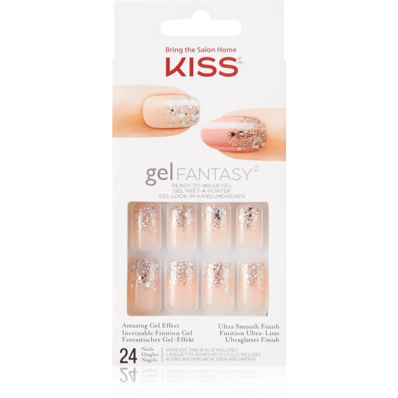 KISS Gel Fantasy Fanciful Изкуствени нокти 24 бр.