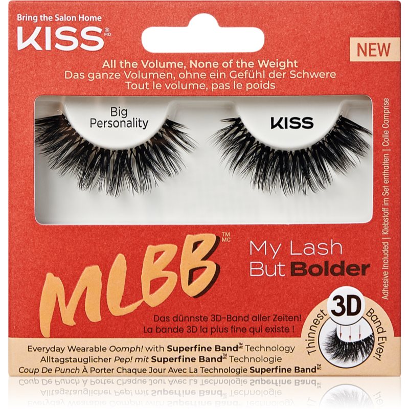 KISS My Lash But Bolder изкуствени мигли Big Personality 1 чифт