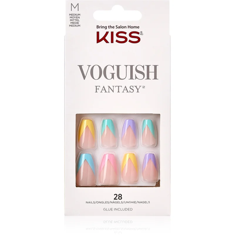 KISS Voguish Fantasy Candies Изкуствени нокти медиум 28 бр.