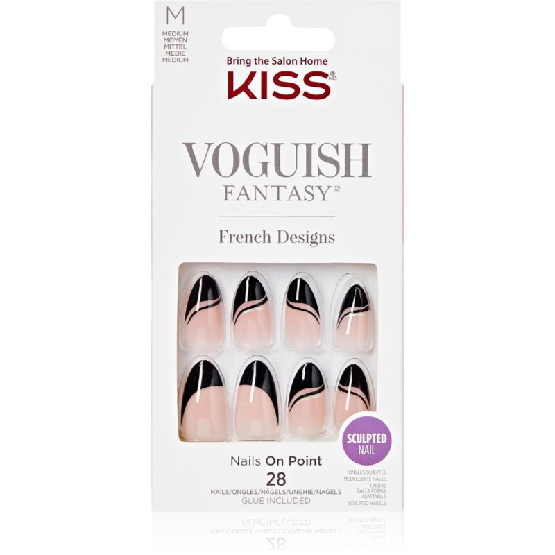 KISS Voguish Fantasy Magnifique Изкуствени нокти медиум 28 бр.