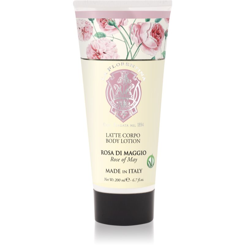 La Florentina Rose of May Body Lotion хидратиращо мляко за тяло с аромат на рози 200 мл.