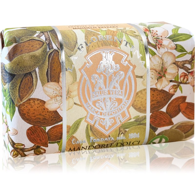 La Florentina Sweet Almonds Hand Soap естествен твърд сапун с бадемово масло 200 гр.