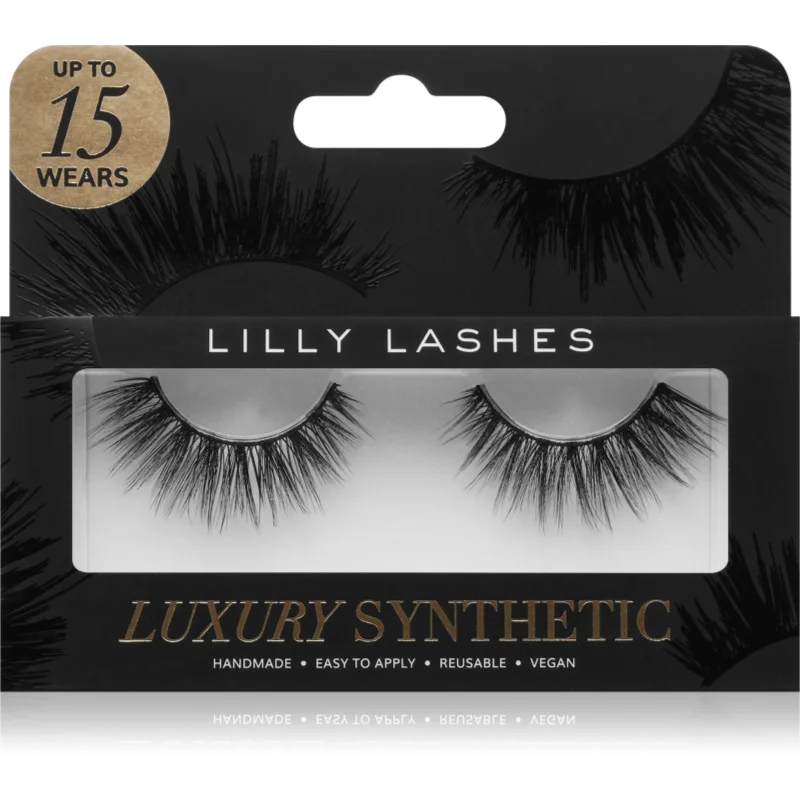 Lilly Lashes Luxury Synthetic изкуствени мигли тип Posh 1 чифт