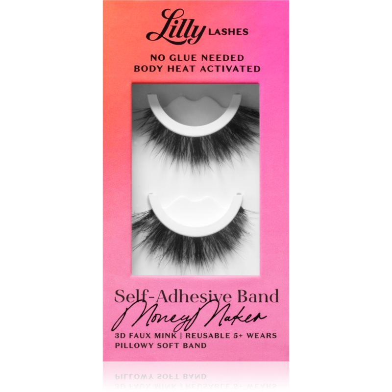 Lilly Lashes Self-Adhesive Band изкуствени мигли тип MoneyMaker 2 бр.