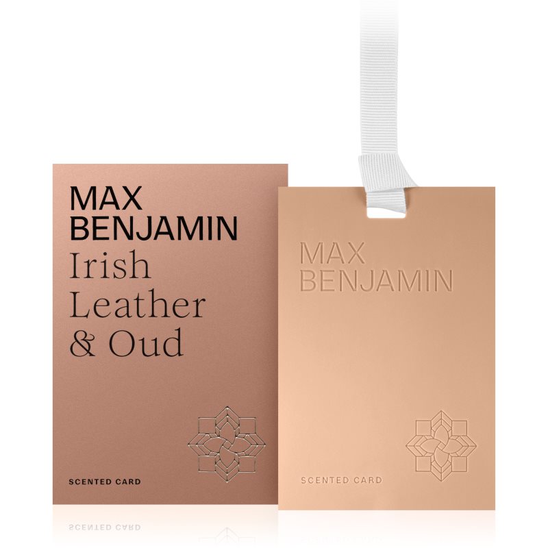 MAX Benjamin Irish Leather & Oud ароматизирана карта 1 бр.