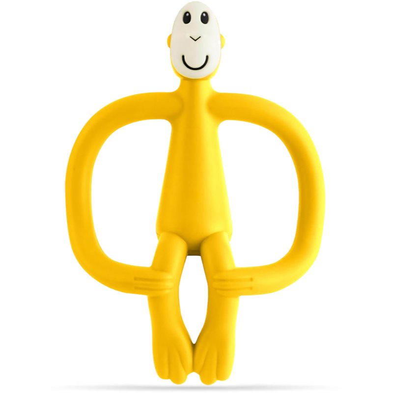 Matchstick Monkey Teething Toy and Gel Applicator гризалка с четка 2 в 1 Yellow 1 бр.