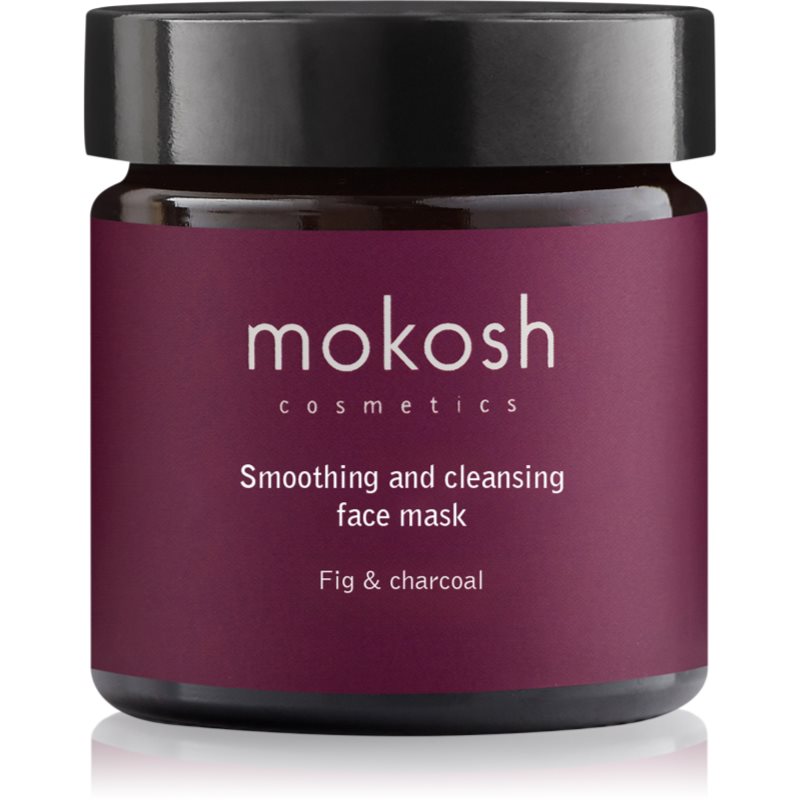 Mokosh Fig & Charcoal почистваща маска за лице с изглаждащ ефект 60 мл.