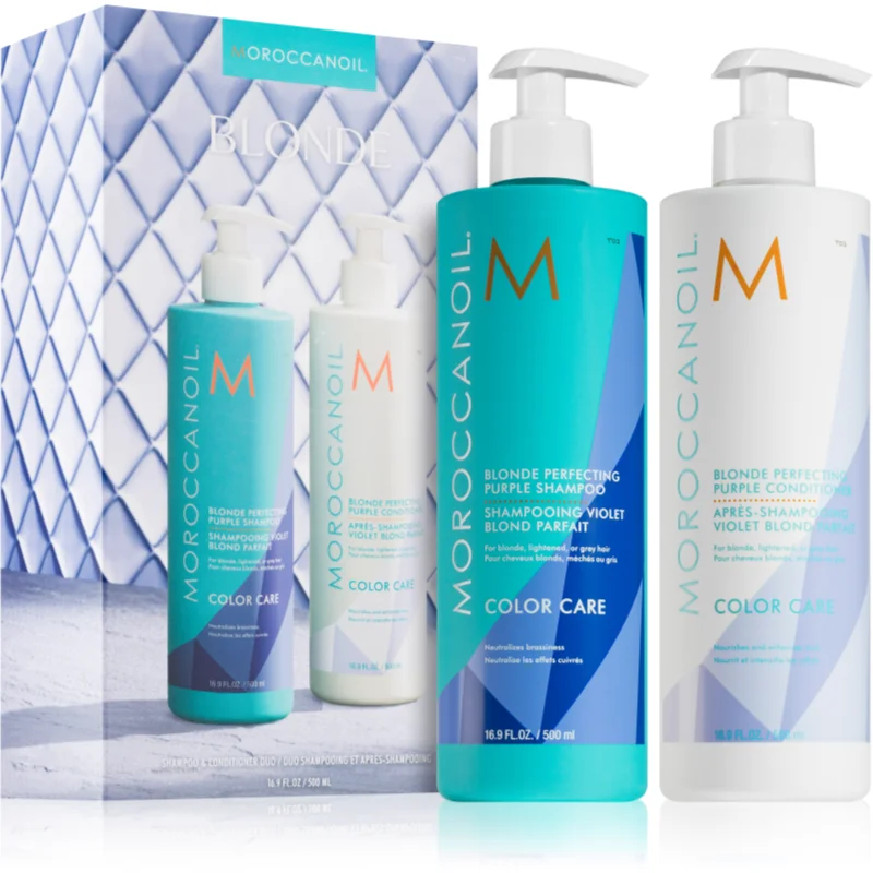 Moroccanoil Color Care комплект за блонд коса и коса с кичури