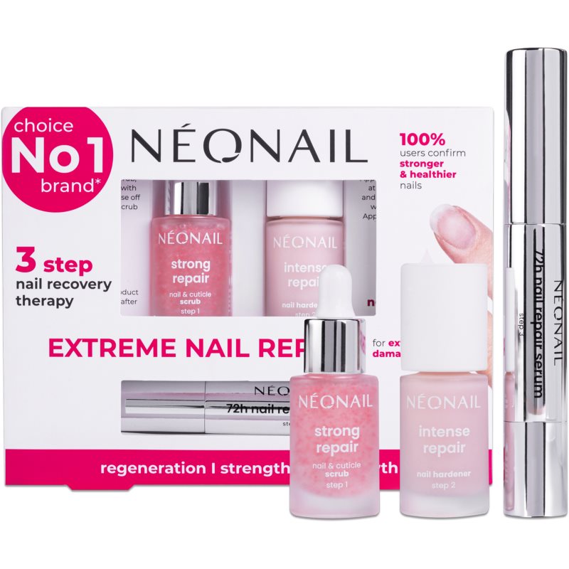 NEONAIL Nail Care Set Extreme Nail Repair комплект за нокти и кожичките около ноктите на ниска цена