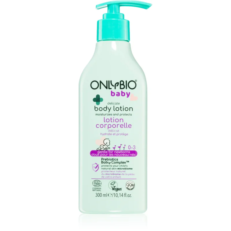 OnlyBio Baby Delicate нежно мляко за тяло за деца от раждането им 300 мл.