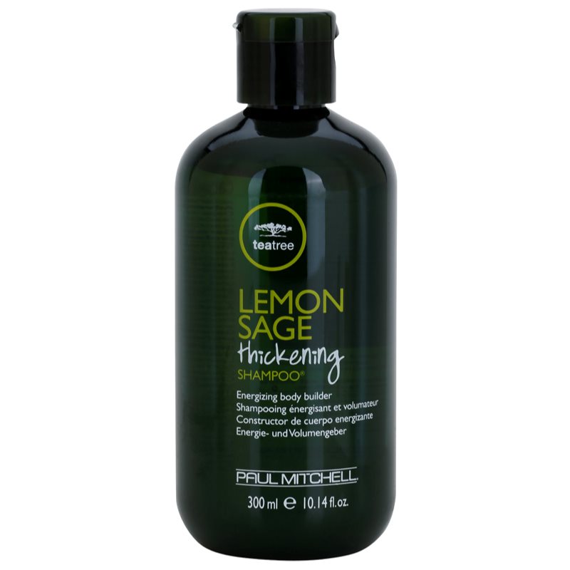 Paul Mitchell Tea Tree Lemon Sage енергизиращ шампоан за възобновяване гъстотата на косата 300 мл.