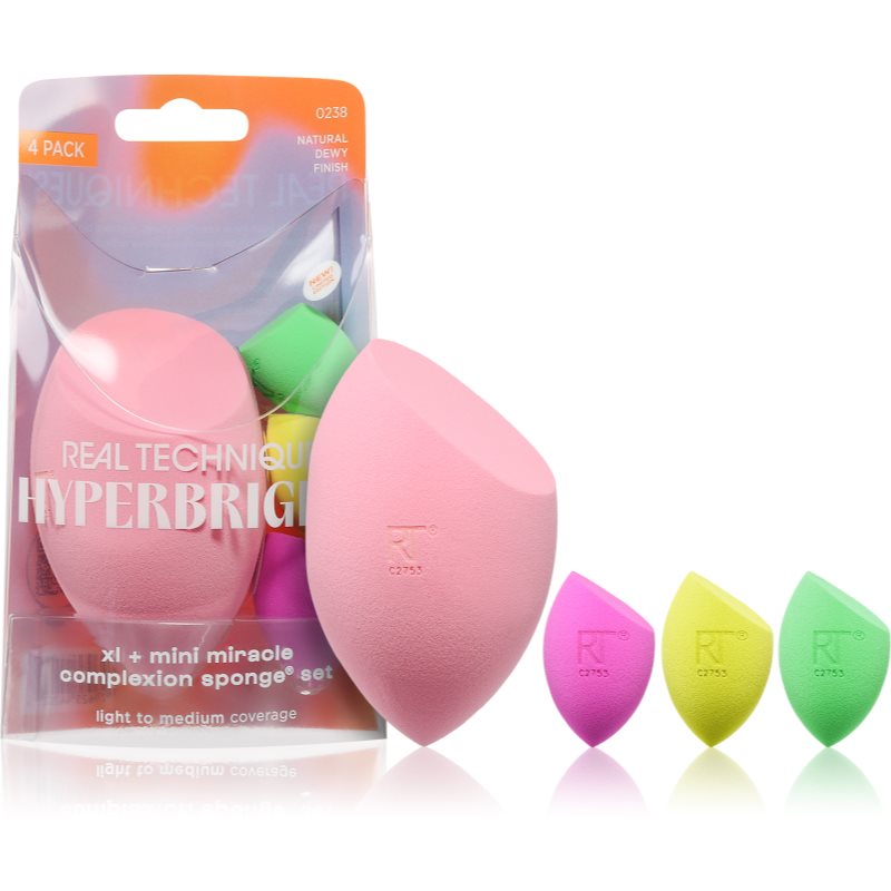 Real Techniques Hyperbrights Mini Miracle Set комплект за гримиране на лицето на ниска цена