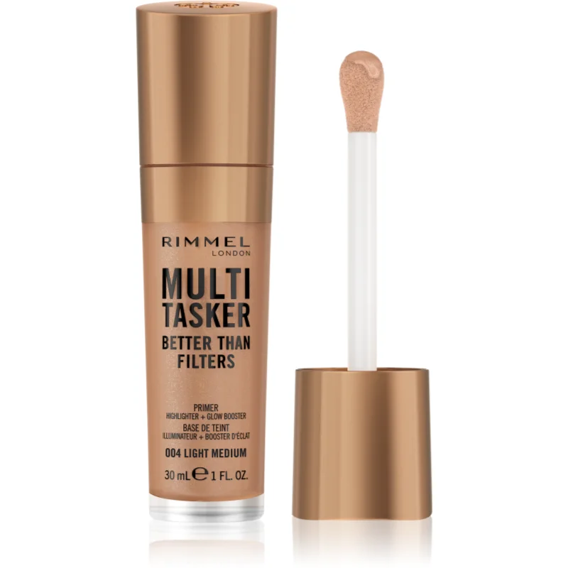 Rimmel Multi-Tasker Better Than Filters озаряваща база да уеднакви цвета на кожата цвят 004 Light Medium 30 мл. на ниска цена