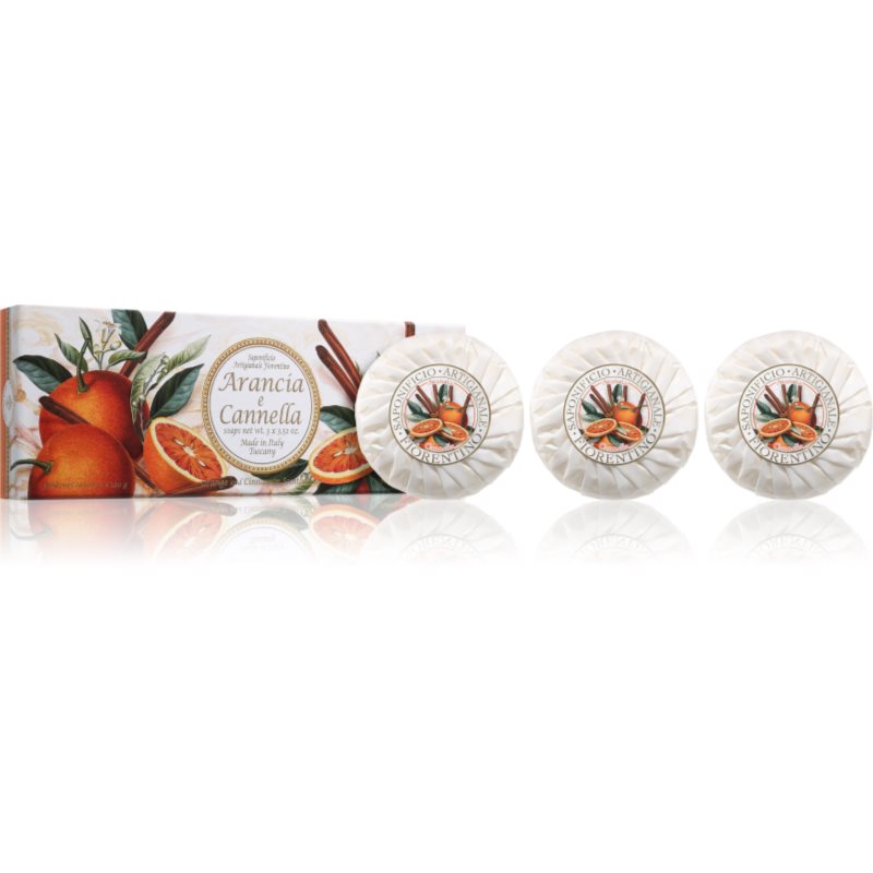 Saponificio Artigianale Fiorentino Orange and Cinnamon Set комплект твърди сапуни