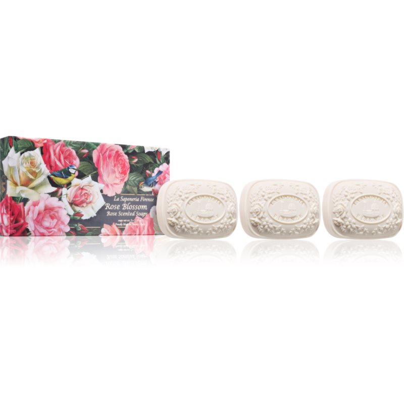 Saponificio Artigianale Fiorentino Rose Blossom Set комплект твърди сапуни