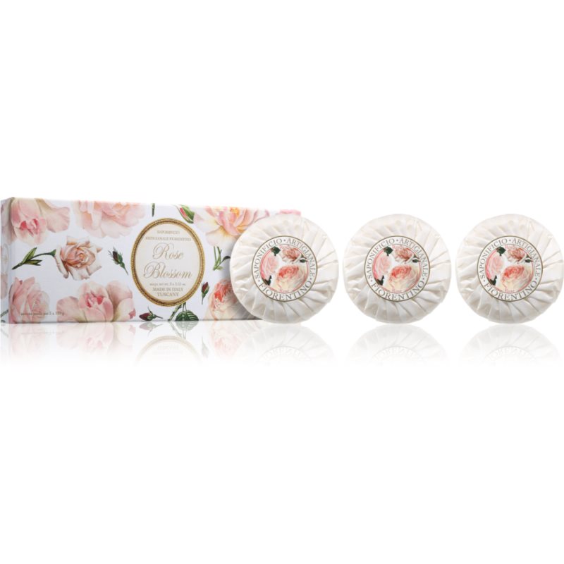 Saponificio Artigianale Fiorentino Rose Blossom Set комплект твърди сапуни