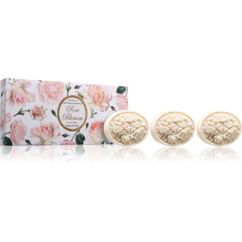 Saponificio Artigianale Fiorentino Rose Blossom Set комплект твърди сапуни