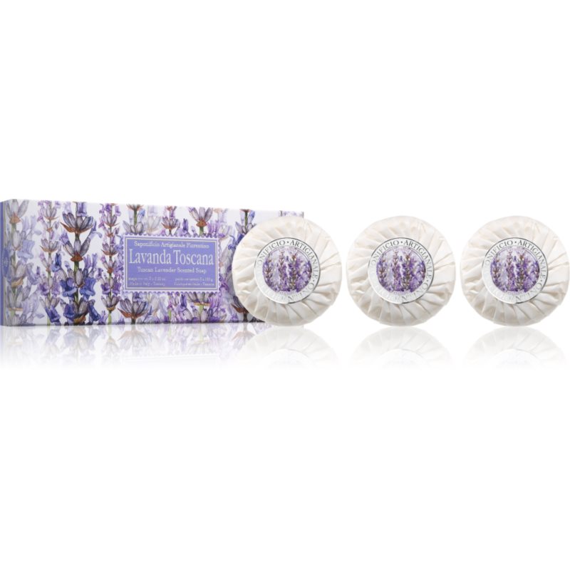 Saponificio Artigianale Fiorentino Tuscan Lavender Set комплект твърди сапуни