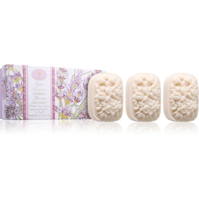 Saponificio Artigianale Fiorentino Tuscan Lavender Set комплект твърди сапуни