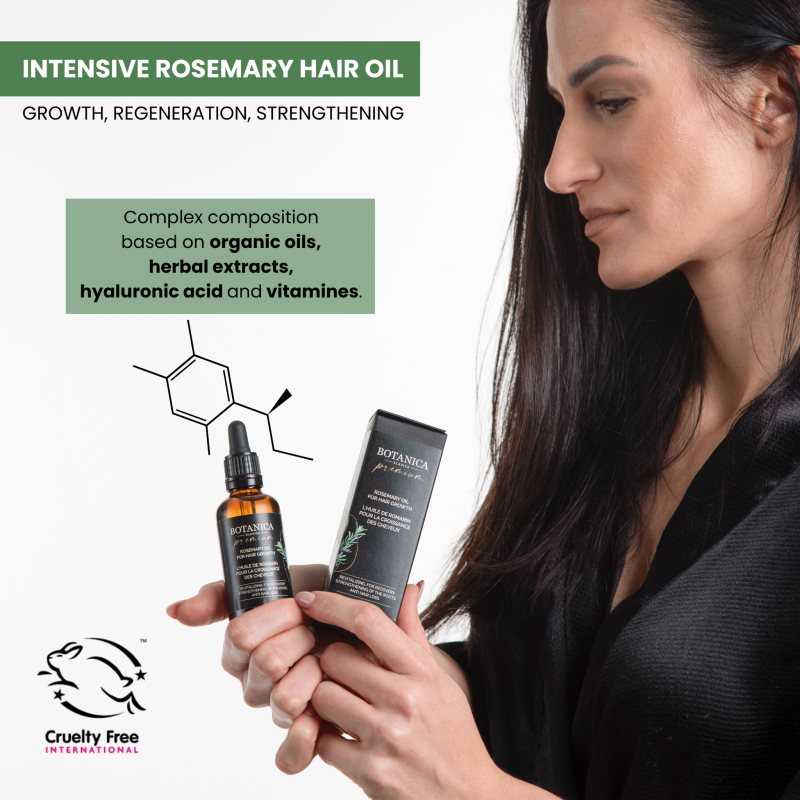 Soaphoria Botanica Slavica Rosemary Oil подхранващо олио за коса и скалп 50 мл. на ниска цена