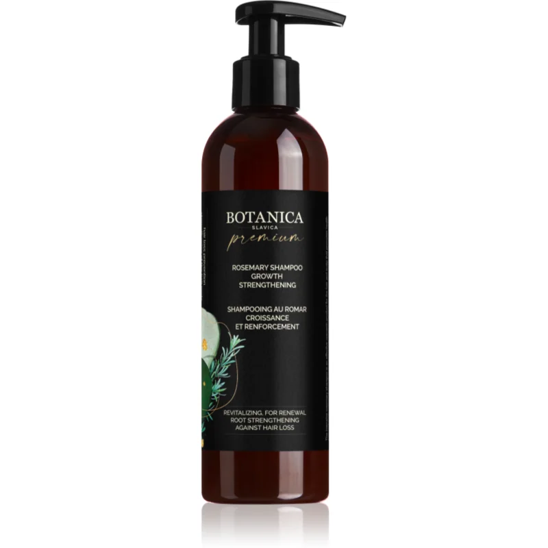 Soaphoria Botanica Slavica Rosemary Shampoo интензивен шампоан за растеж на косата и укрепване от корените 250 мл.