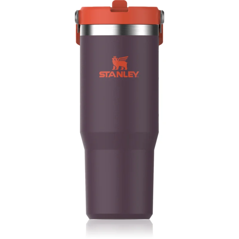 Stanley IceFlow™ Flip Straw Tumbler неръждаема бутилка за вода Plum 890 мл.