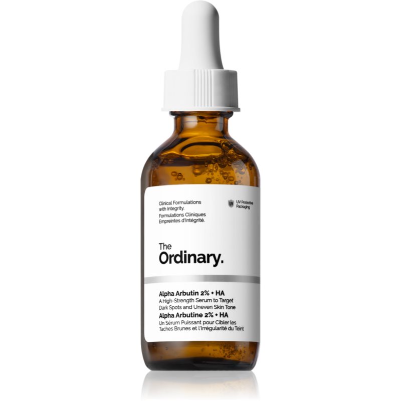 The Ordinary Alpha Arbutin 2% + HA озаряващ серум за лице с хиалуронова киселина 60 мл. на ниска цена