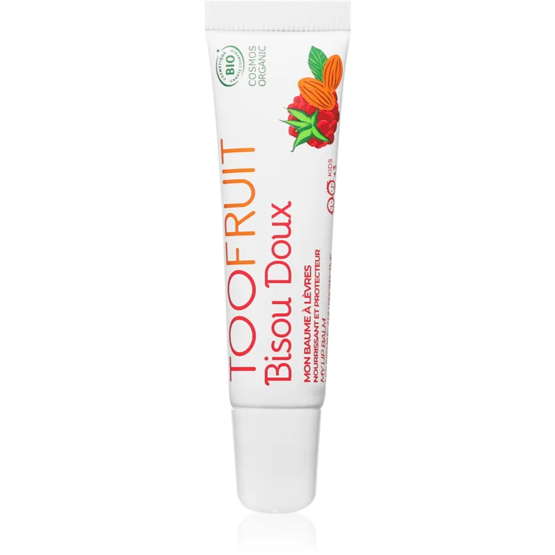 Toofruit Lip Balm защитен балсам за устни за деца Raspberry/ Almond 10 мл.