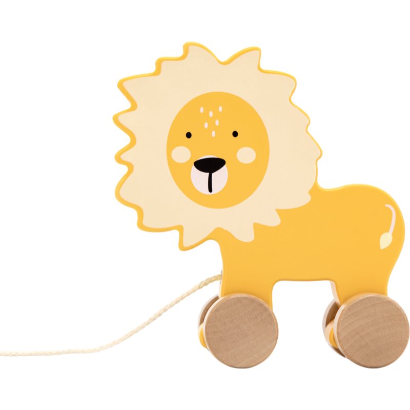 Tryco Wooden Lion Pull-Along Toy играчка от дърво 10m+ 1 бр.