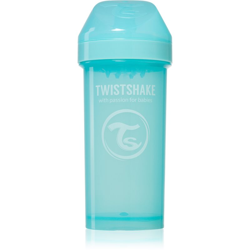 Twistshake Kid Cup Blue детско шише 12 m+ 360 мл.