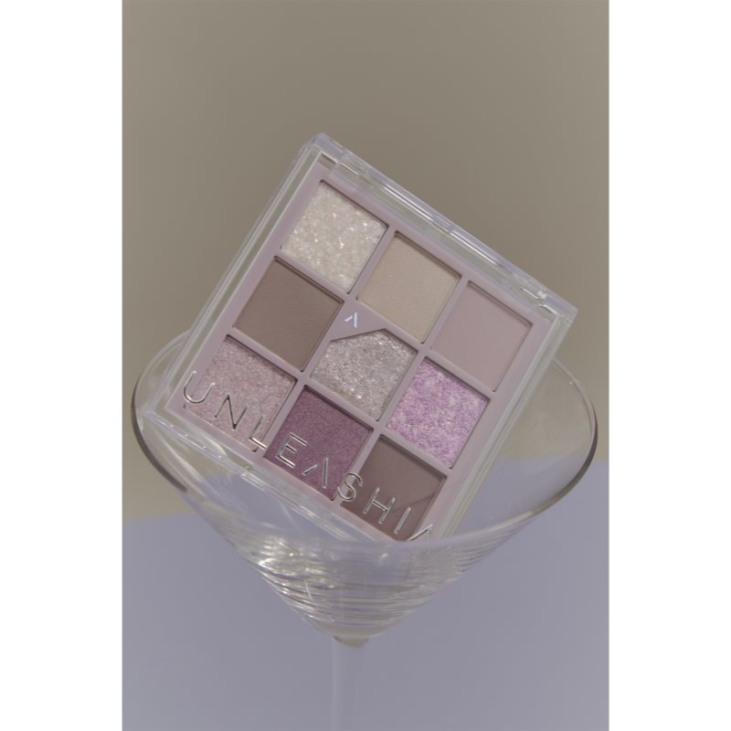 Unleashia Glitterpedia Eye Palette палитра сенки за очи цвят All of Lavender Fog 6